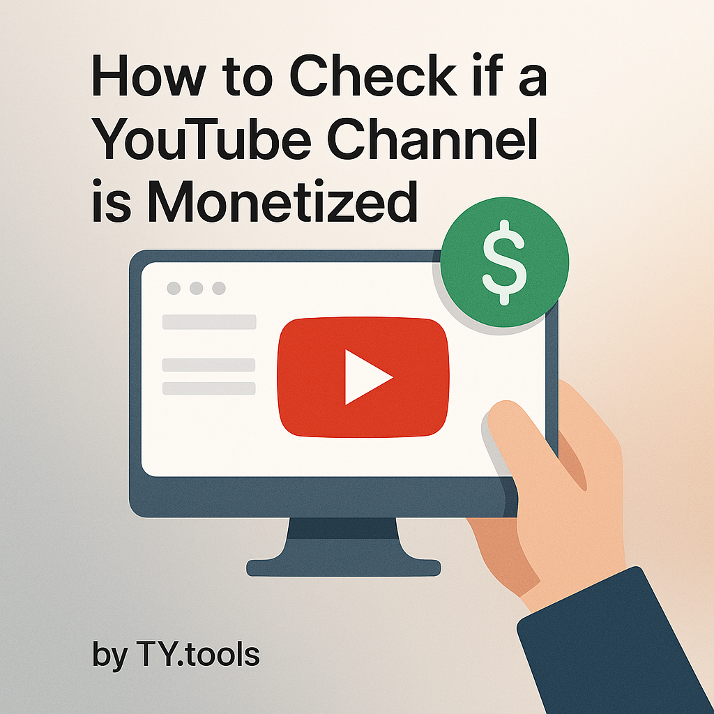 How to Check if a YouTube Channel is Monetized – yt.tools