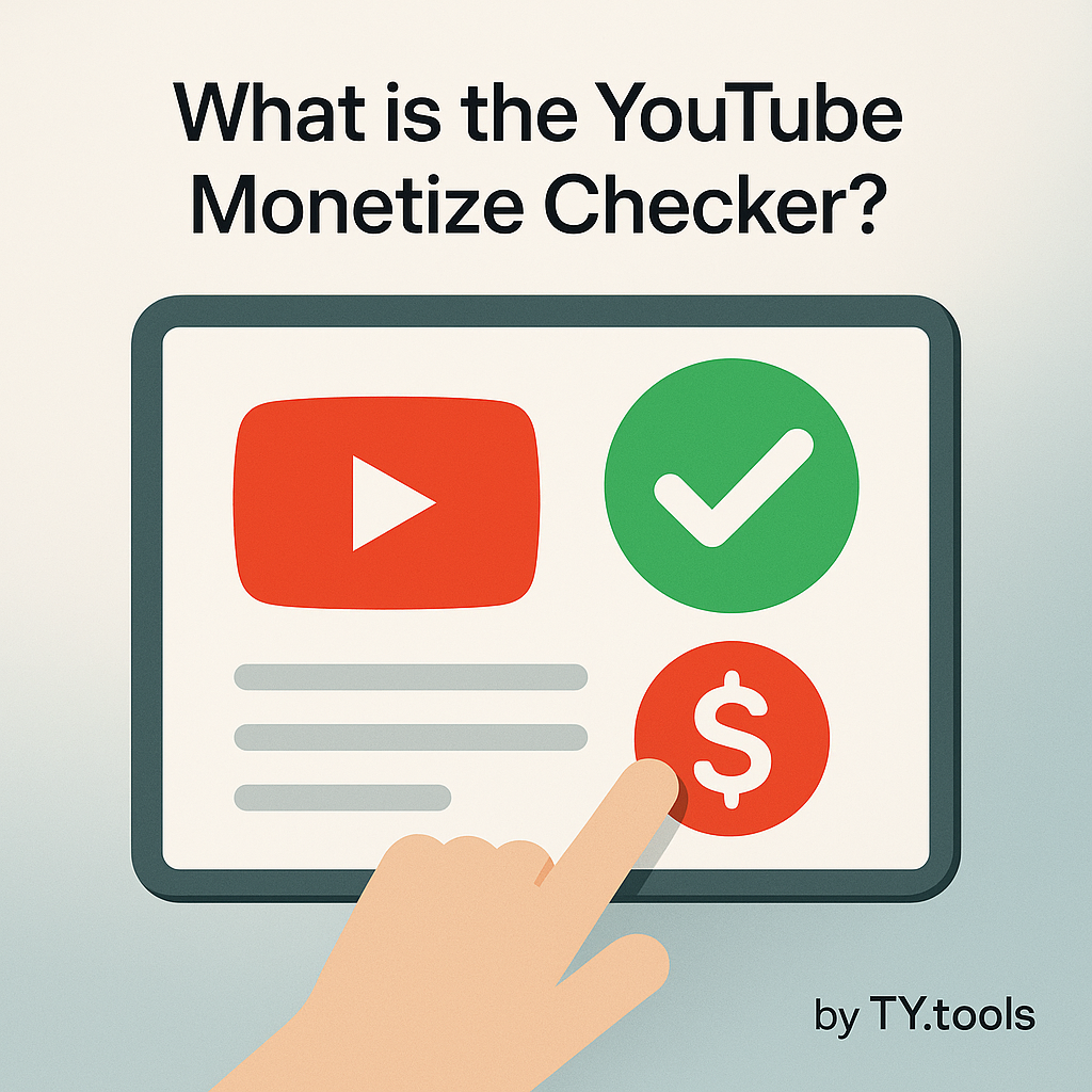 What is the YouTube Monetize Checker? – yt.tools