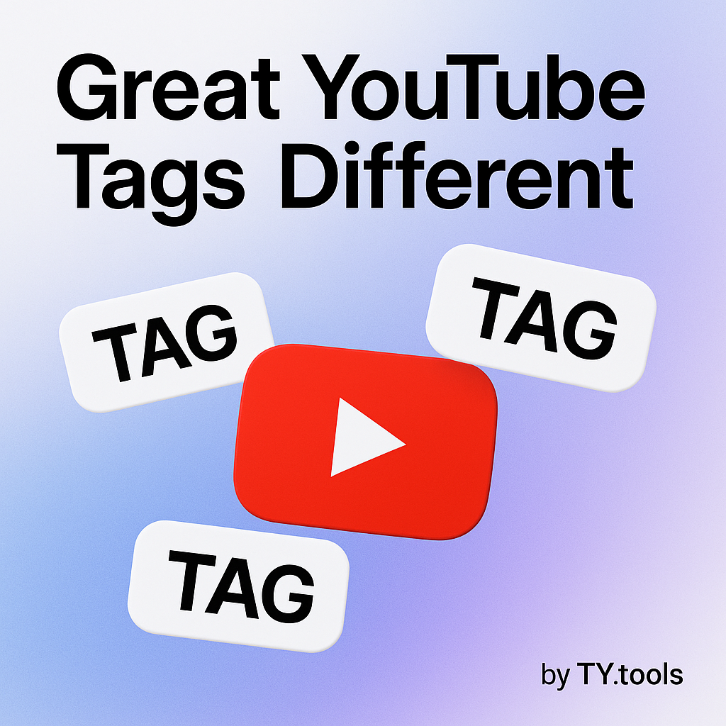 Great YouTube Tags for Different Niches